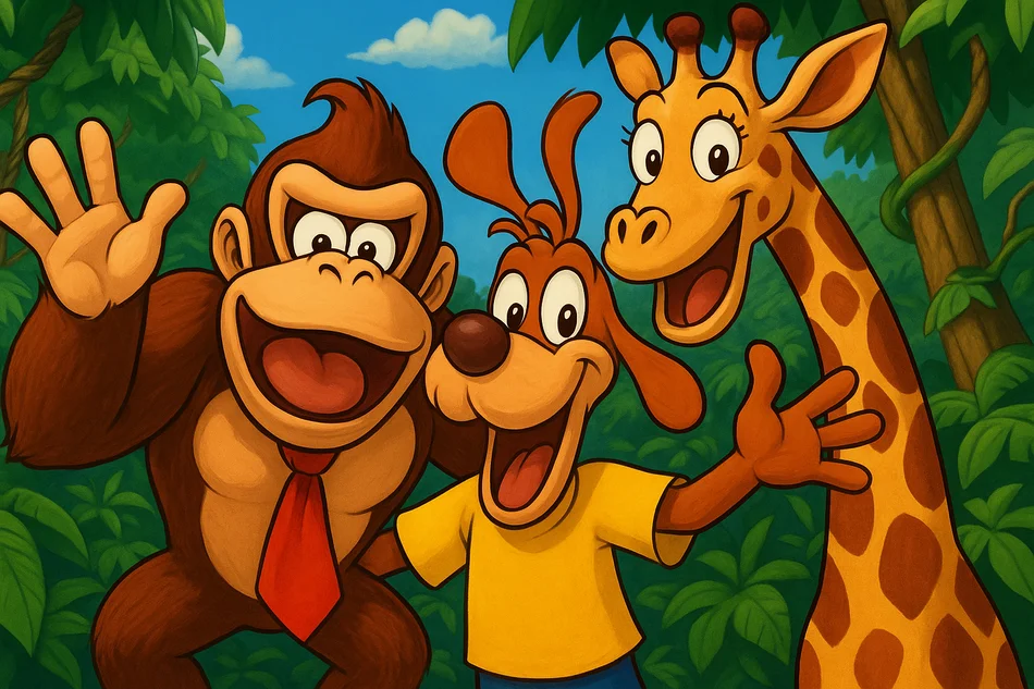 Donkey Kong, Chocapic, Jirafa